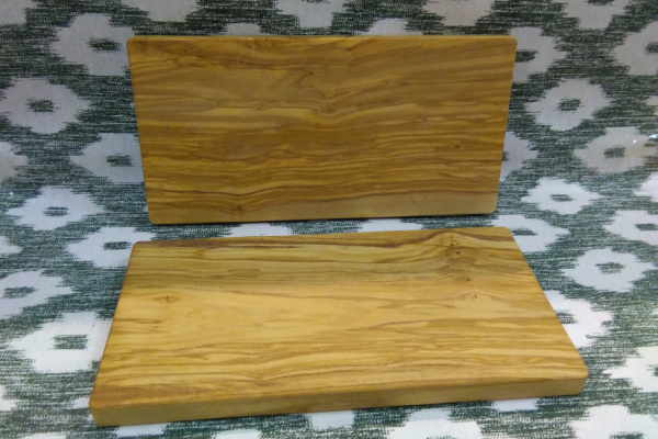 tabla madera olivo 28x14 cms
