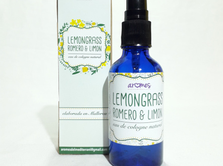 Agua de colonia natural - Lemongrass, romero & limón