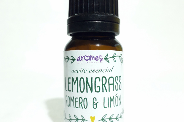 Aceite esencial Lemongrass, romero & limón - 10 ml